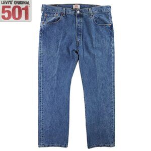 Levi's 501 XX Jeans Button Fly Straight Leg 2000s Denim 100% Cotton Men's 40x30